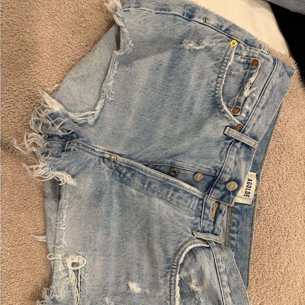 AGOLDE Parker Denim Shorts